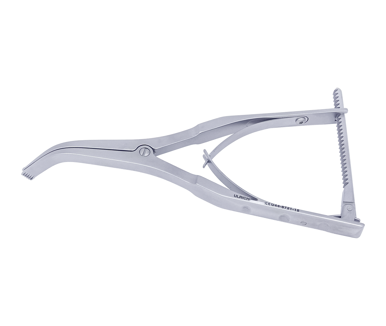 Rozvěrač Inge laminární, zahnutý, malý, 7 mm, 18 cm