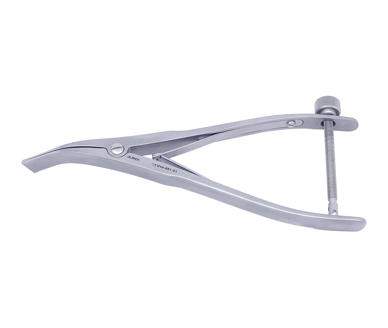Rozvěrač laminární, zahnutý, 12 mm, 21 cm