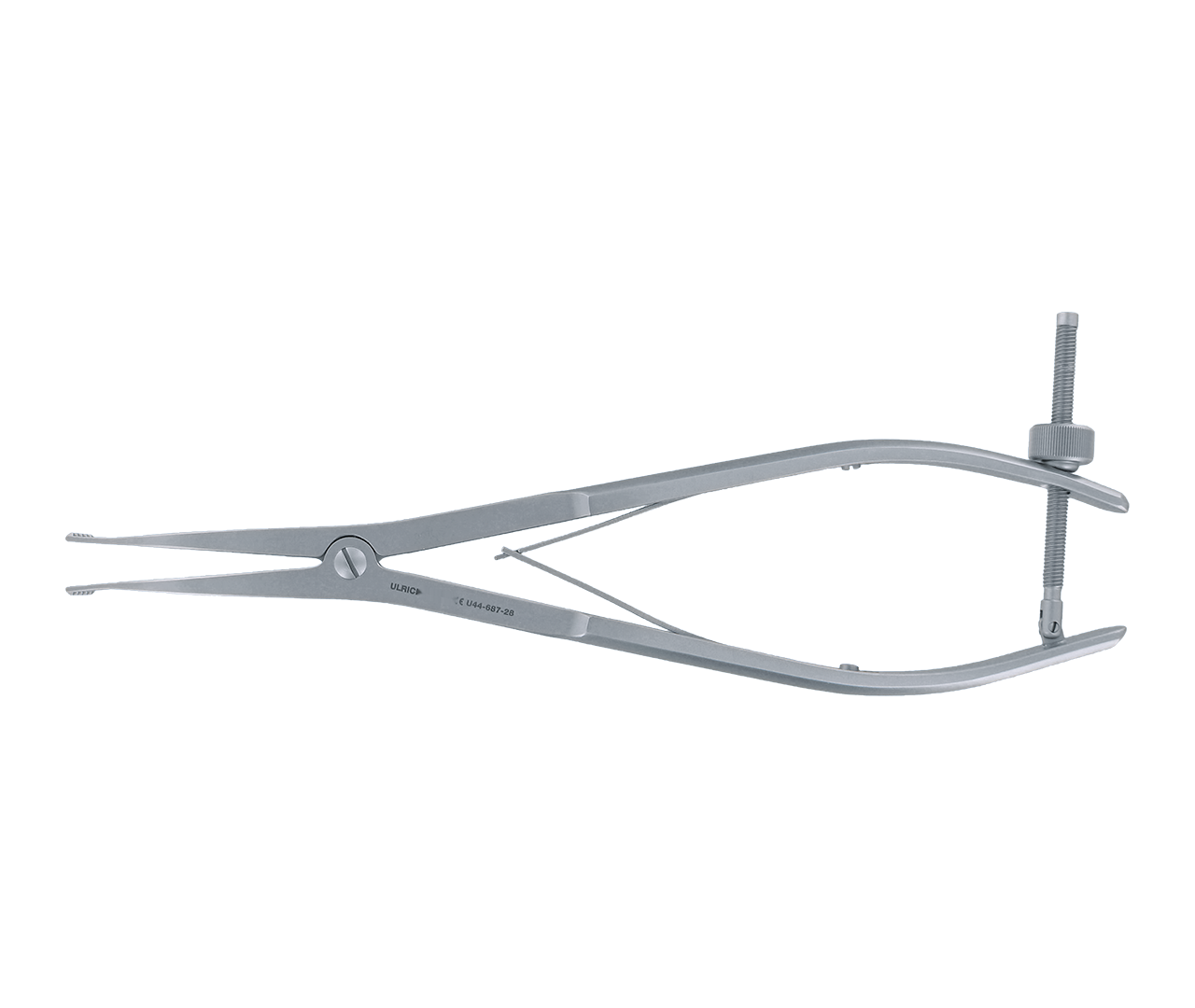 Rozvěrač laminární, zahnutý, 8 mm, 28 cm
