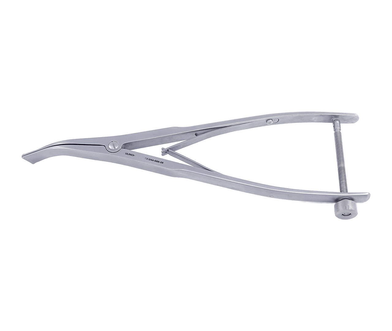 Rozvěrač laminární, zahnutý, 12 mm, 28 cm