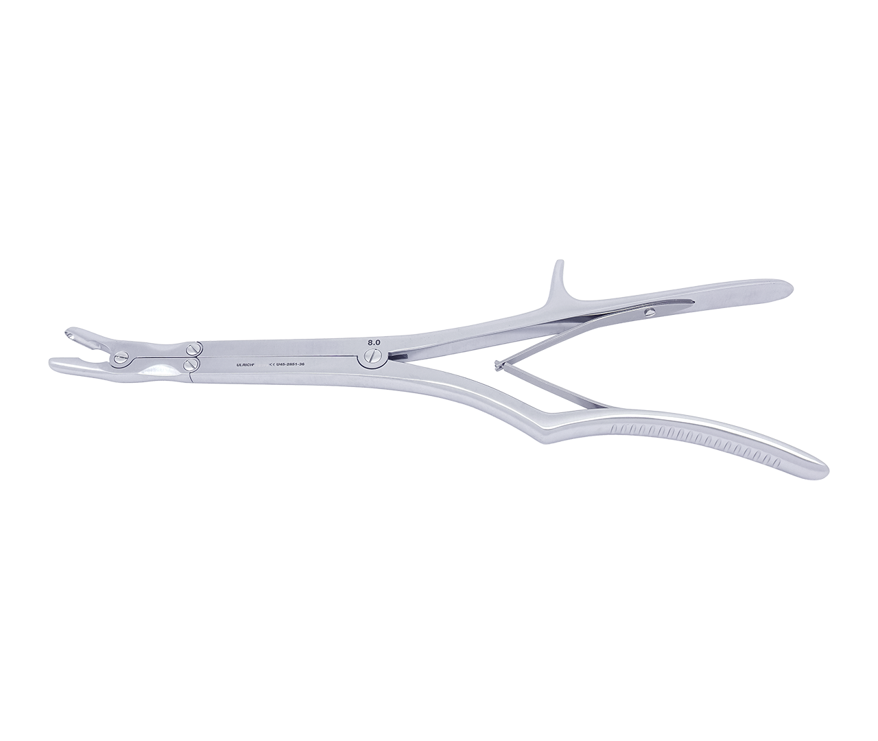 Kleště kostní štípací, s hladkými čelistmi, 8 mm, 36 cm