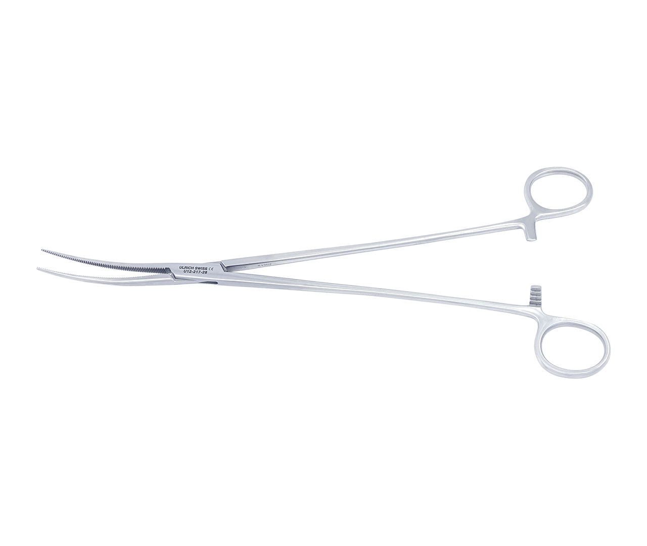 Kleště prostatektomické, typ Uroviva, zahnuté, 28 cm