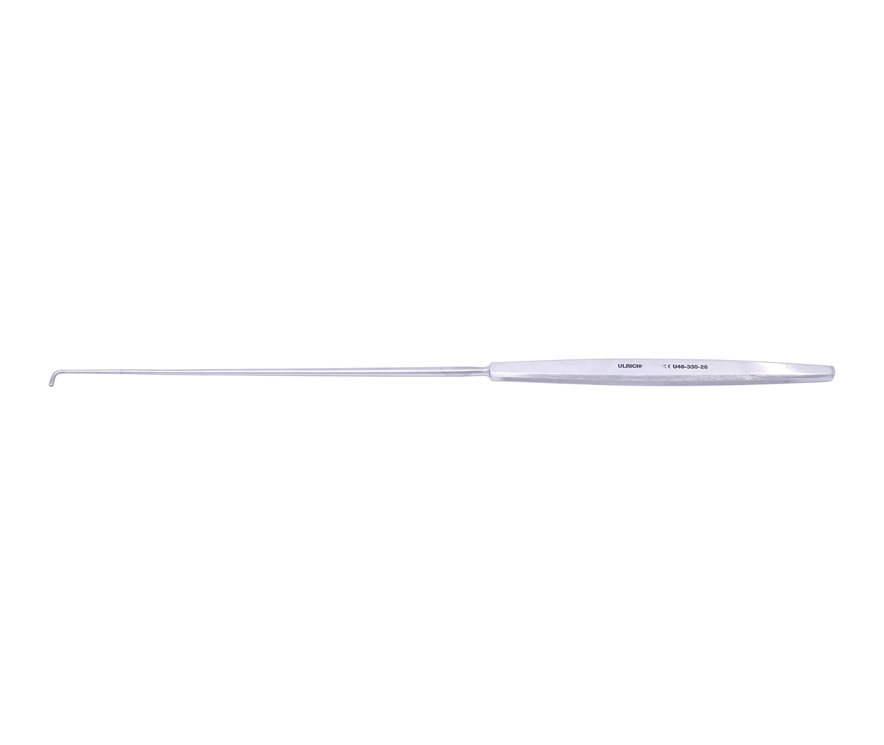 Hák Cushing nervový, s kulovým zakončením, 7 mm, 28 cm