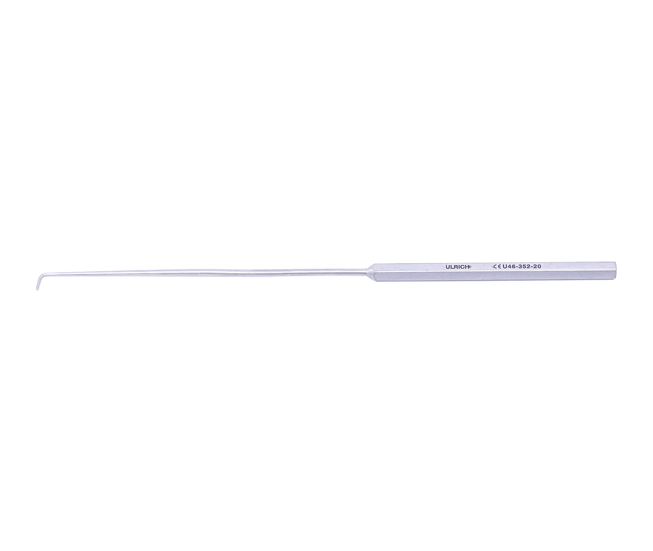 Hák nervový, tupý, 90°, 1,0x7, 0 mm, 20 cm