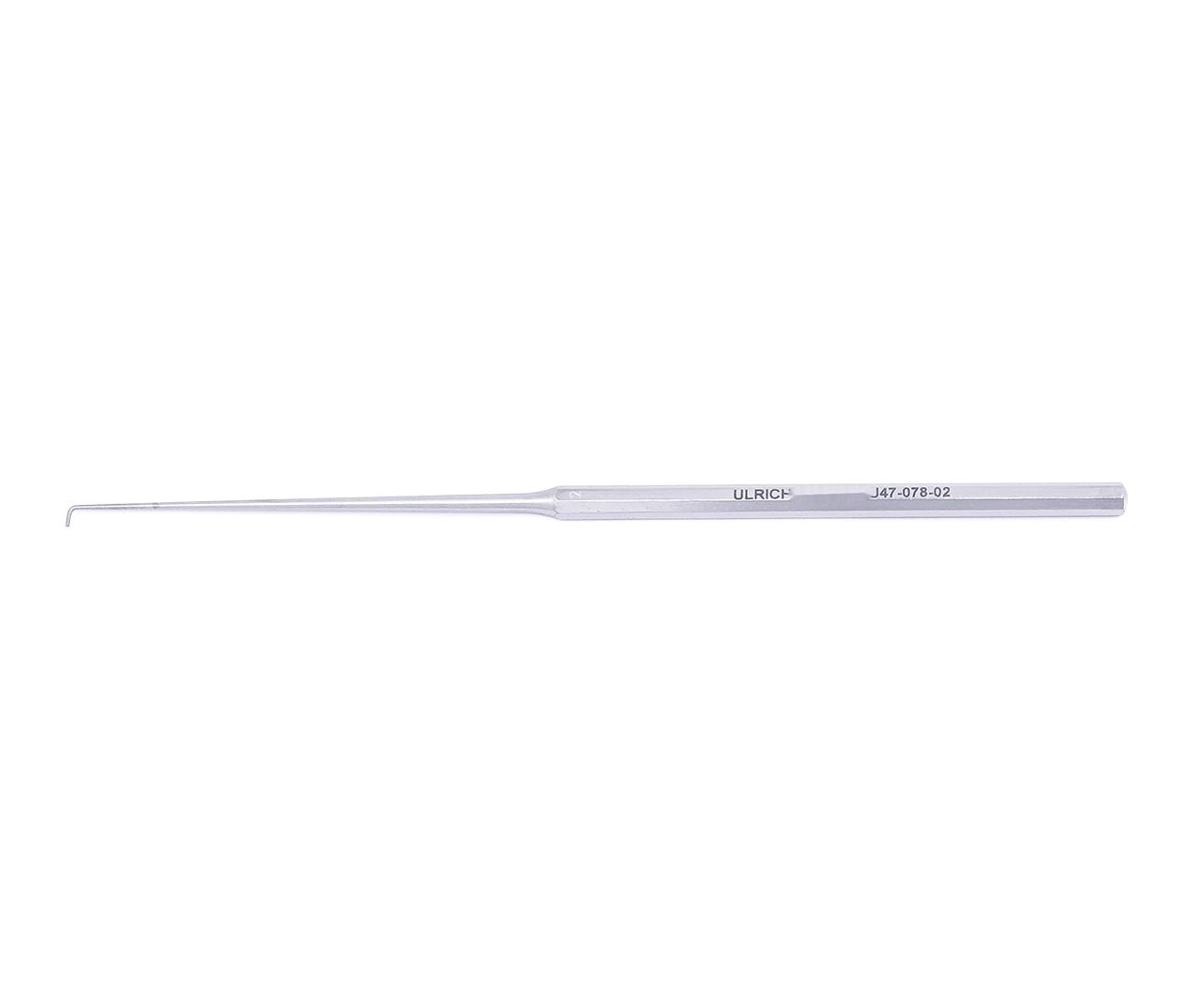 Háček Ulrich ušní, typ 2, 0, 75x2, 5 mm, 16 cm