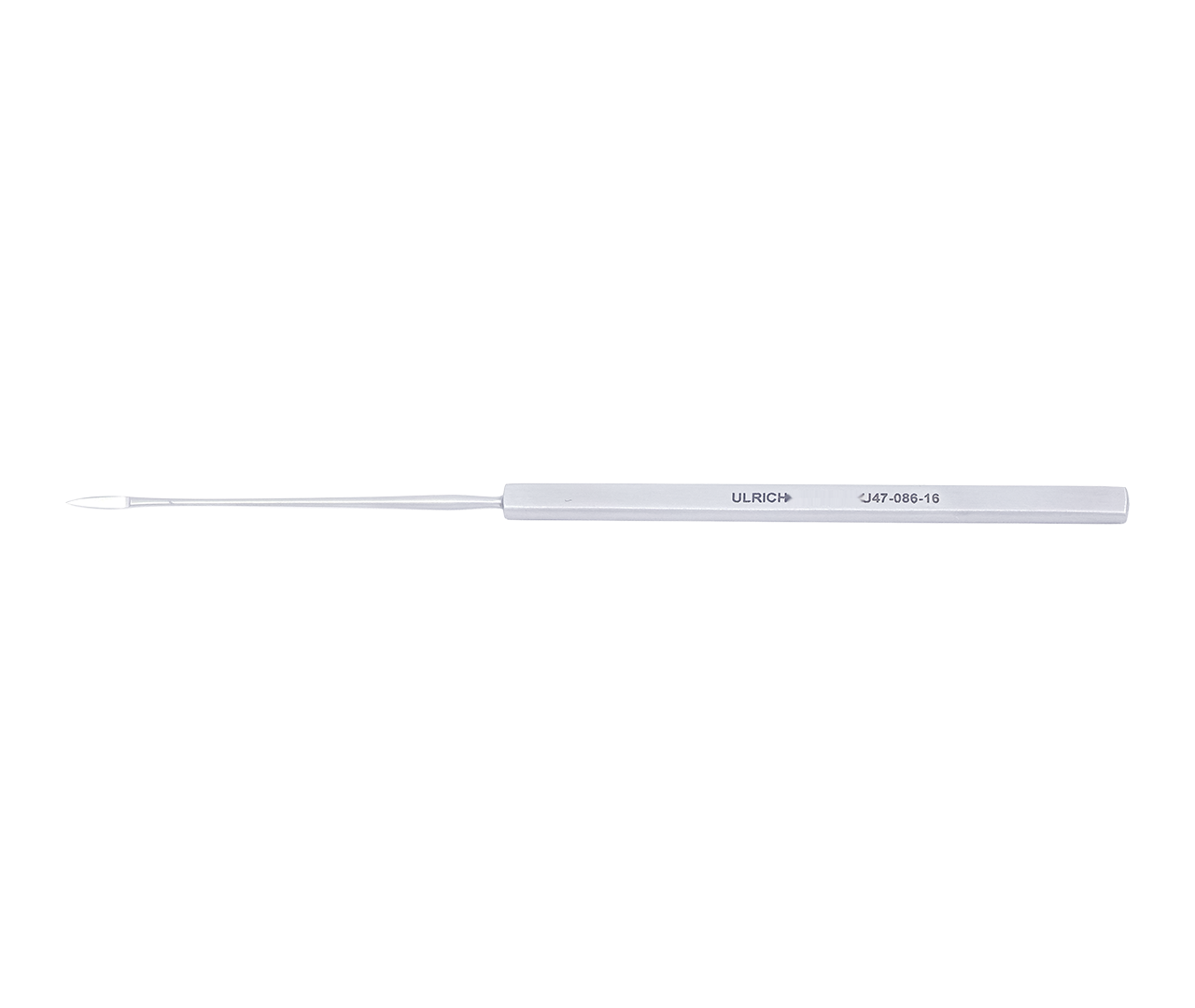 Jehla Politzer tympanální, rovná, 16 cm
