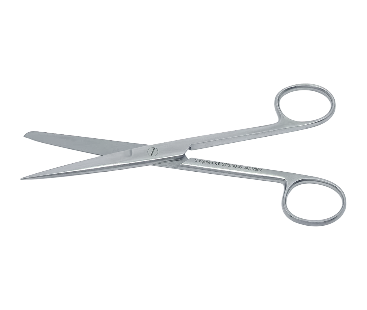 Nůžky chirurgické, rovné, ostré/tupé, Surgimed, 16,5 cm