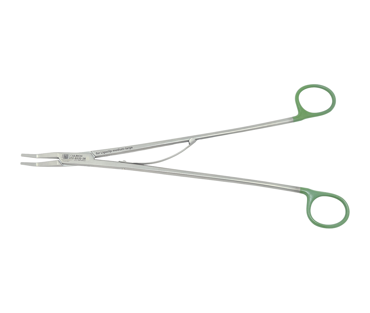 Kleště Ligaclip/Ethicon, úhlové 25°, 28 cm