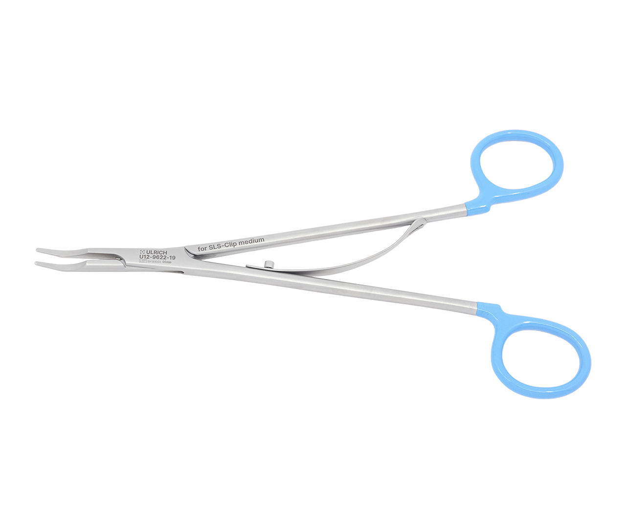 Kleště SLS-Clip/Vitalitec, střední, modré, 25°, 19 cm