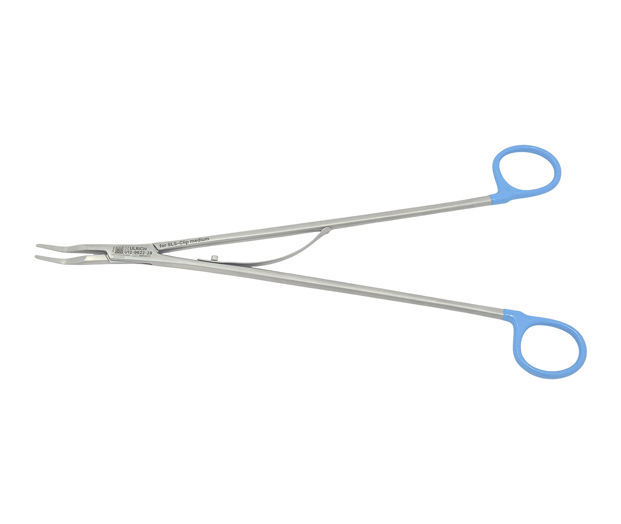 Kleště SLS-Clip/Vitalitec, střední, modré, 25°, 28 cm