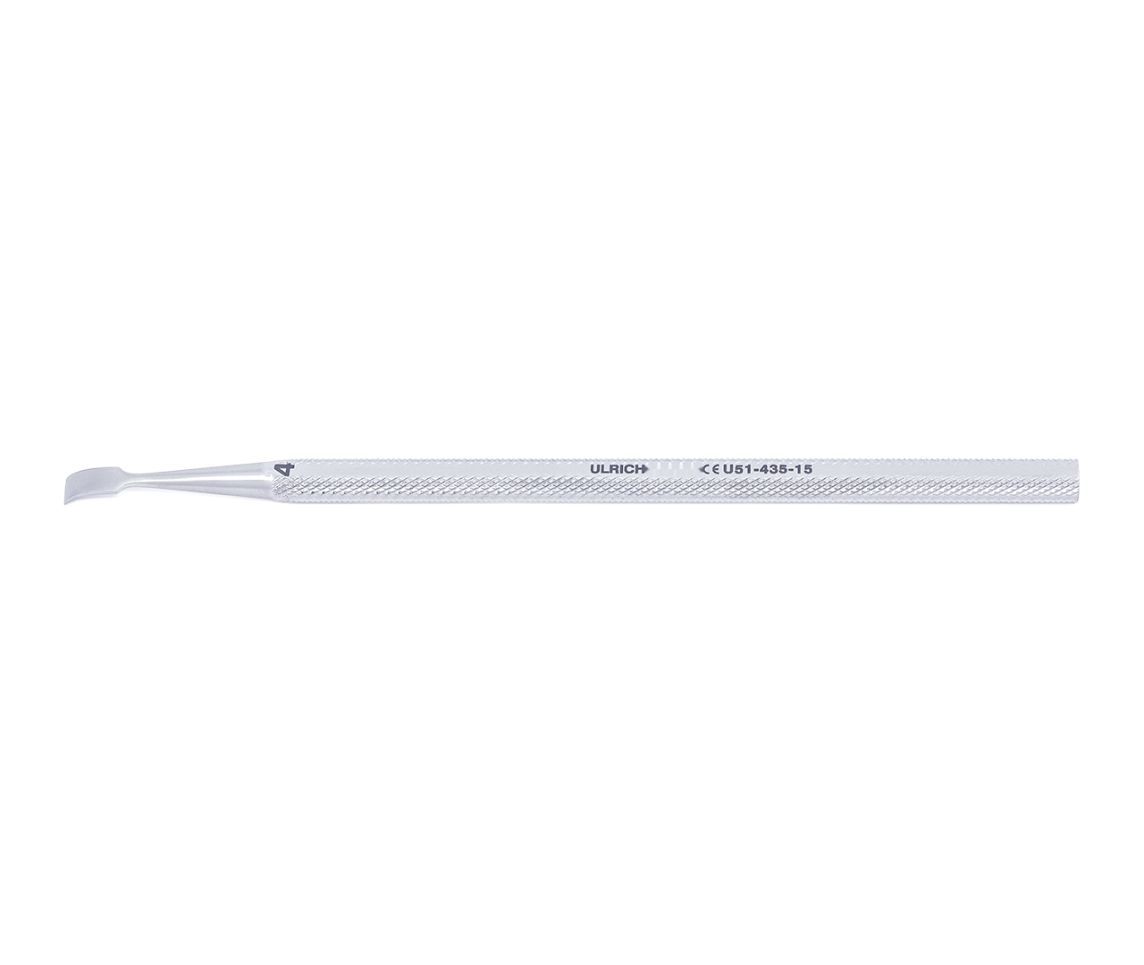 Osteotom Obwegeser alveolární, zahnutý, 4 mm, 15 cm