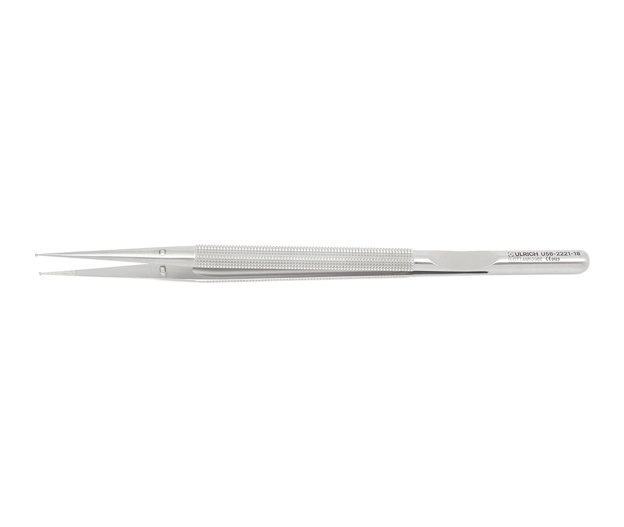 Mikropinzeta prstencová, s protizávažím, 1,0x0, 5 mm, 18 cm