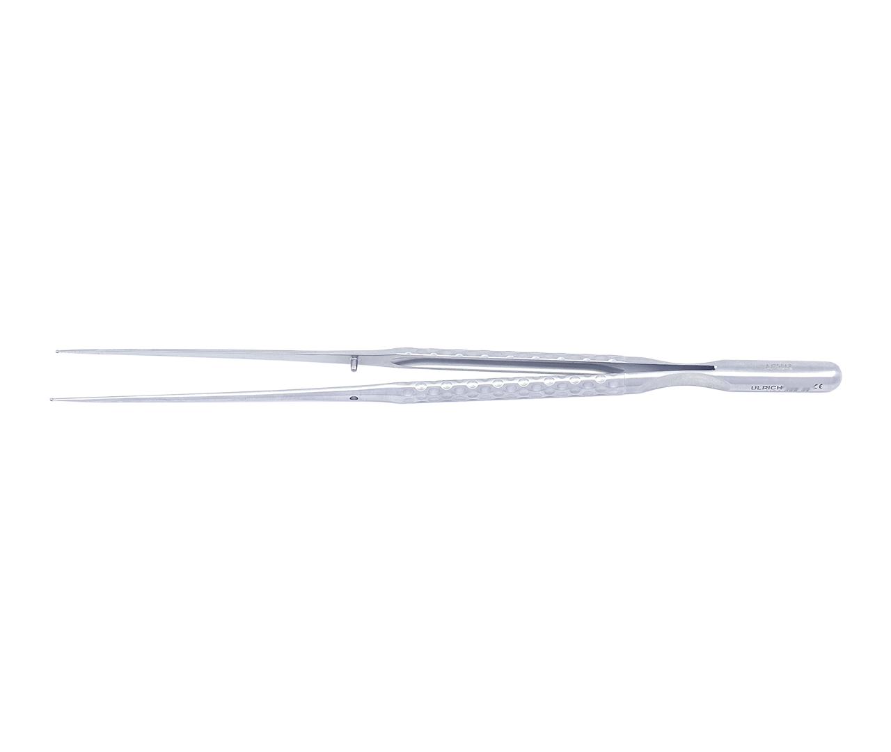 Mikropinzeta prstencová, rovné, 1,0x0, 5 mm, 21 cm