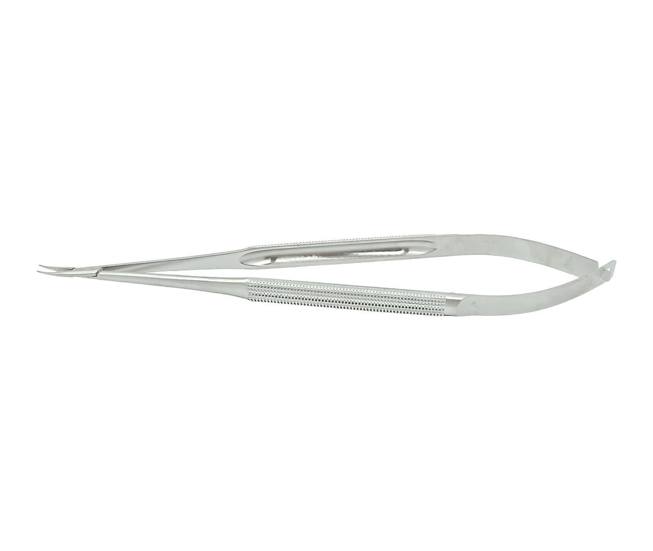 Mikrojehelec Barraquer, zahnutý, bez zámku, 0,4 mm, 18 cm