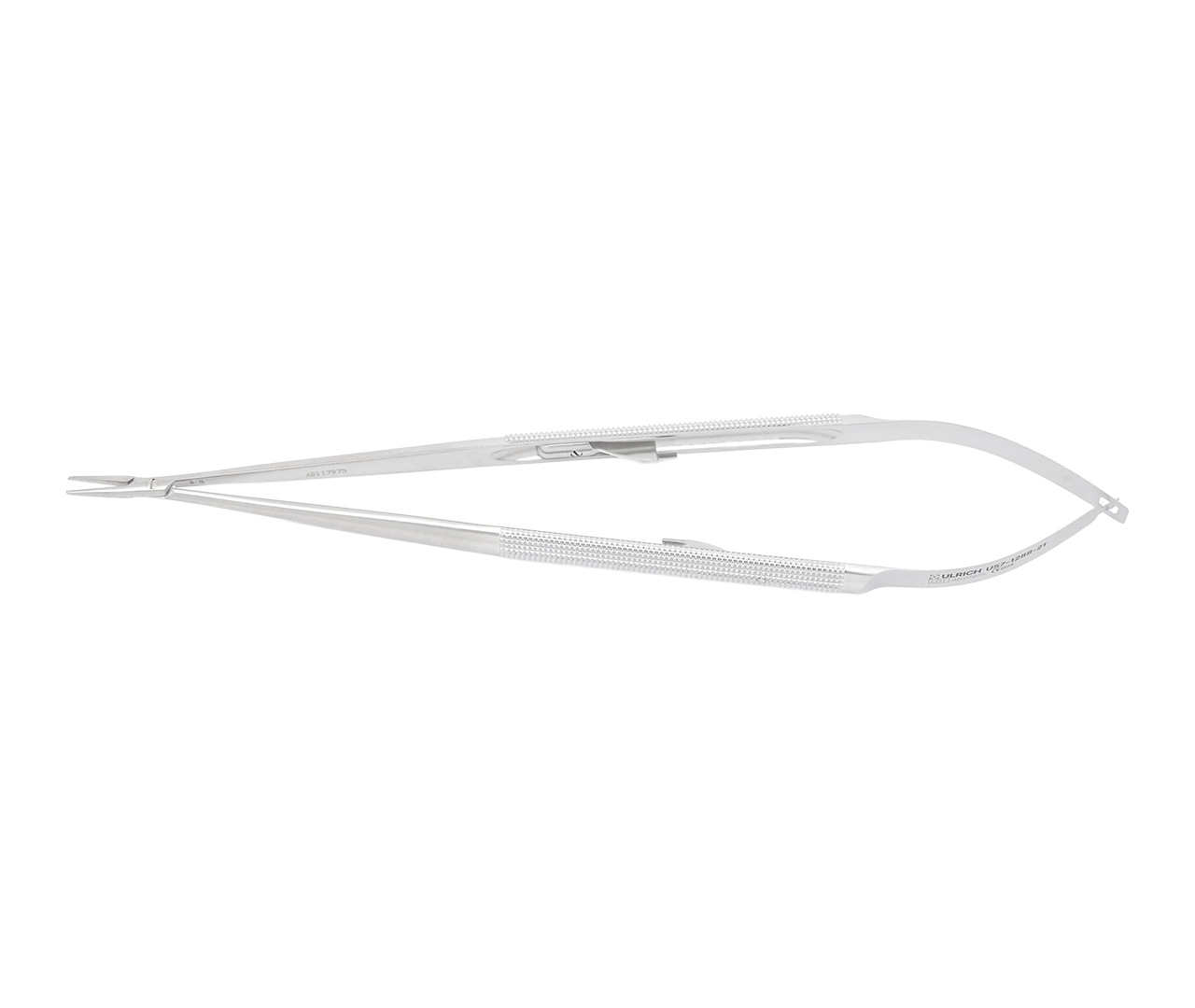 Mikrojehelec Barraquer, rovný, se zámkem, 0,8 mm, 21 cm