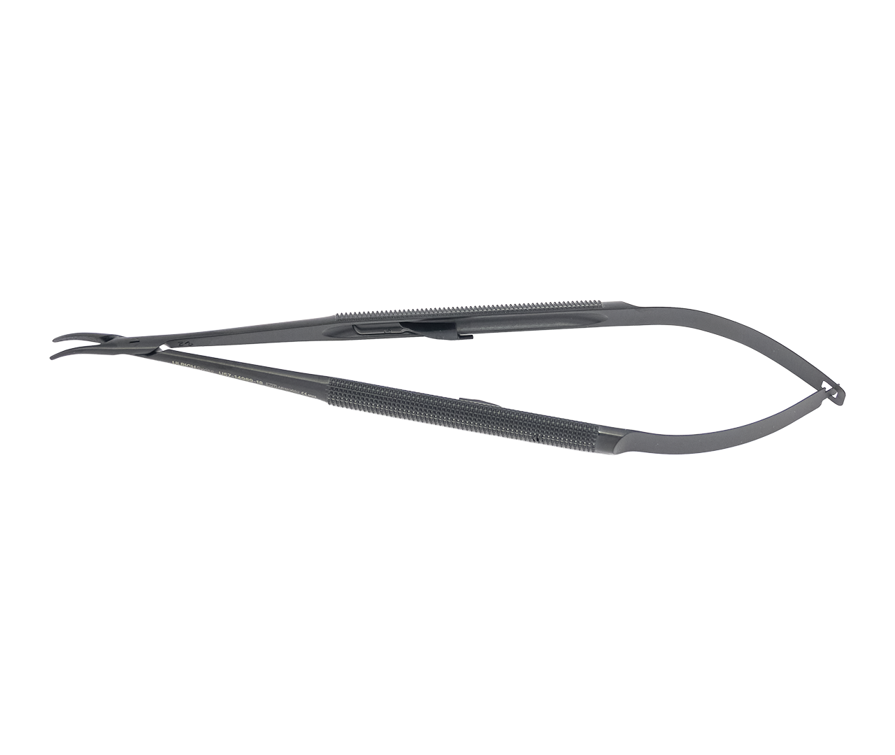 Mikrojehelec Barraquer-Streamline, zahnutý, 0,8 mm, 18 cm
