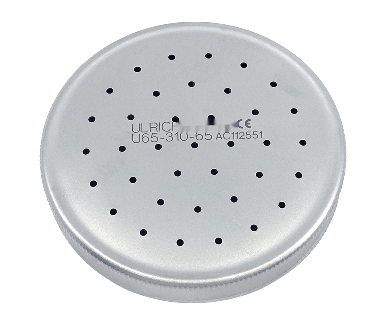Jehelník, perforovaný, kulatý, (Inox), ø62 mm