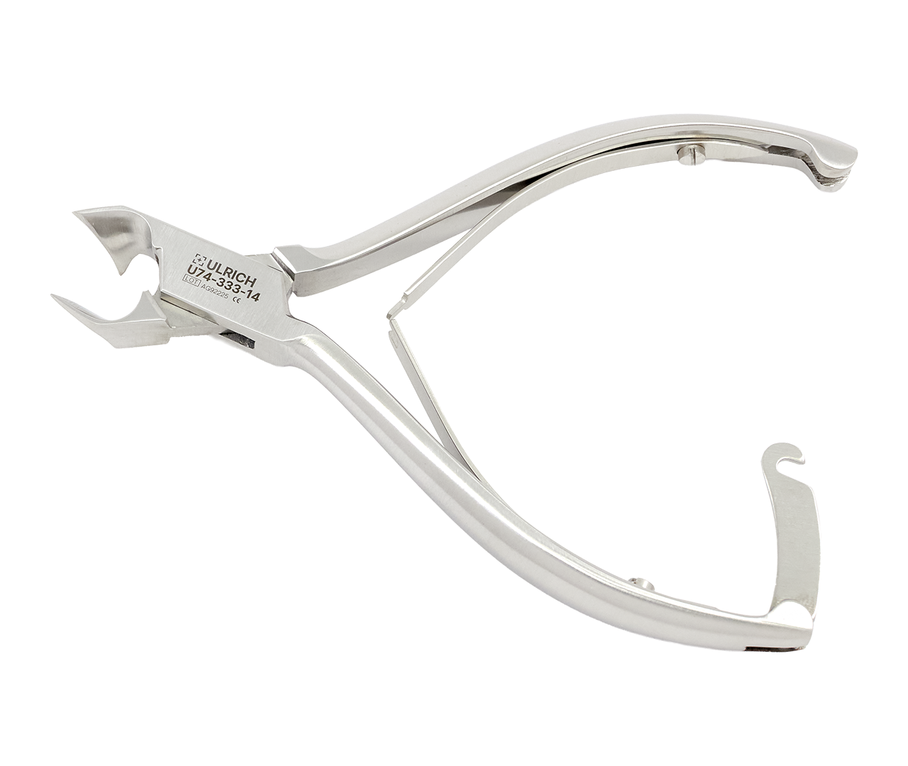 Kleštičky na nehty, se šikmými střižnými břity, 14 cm