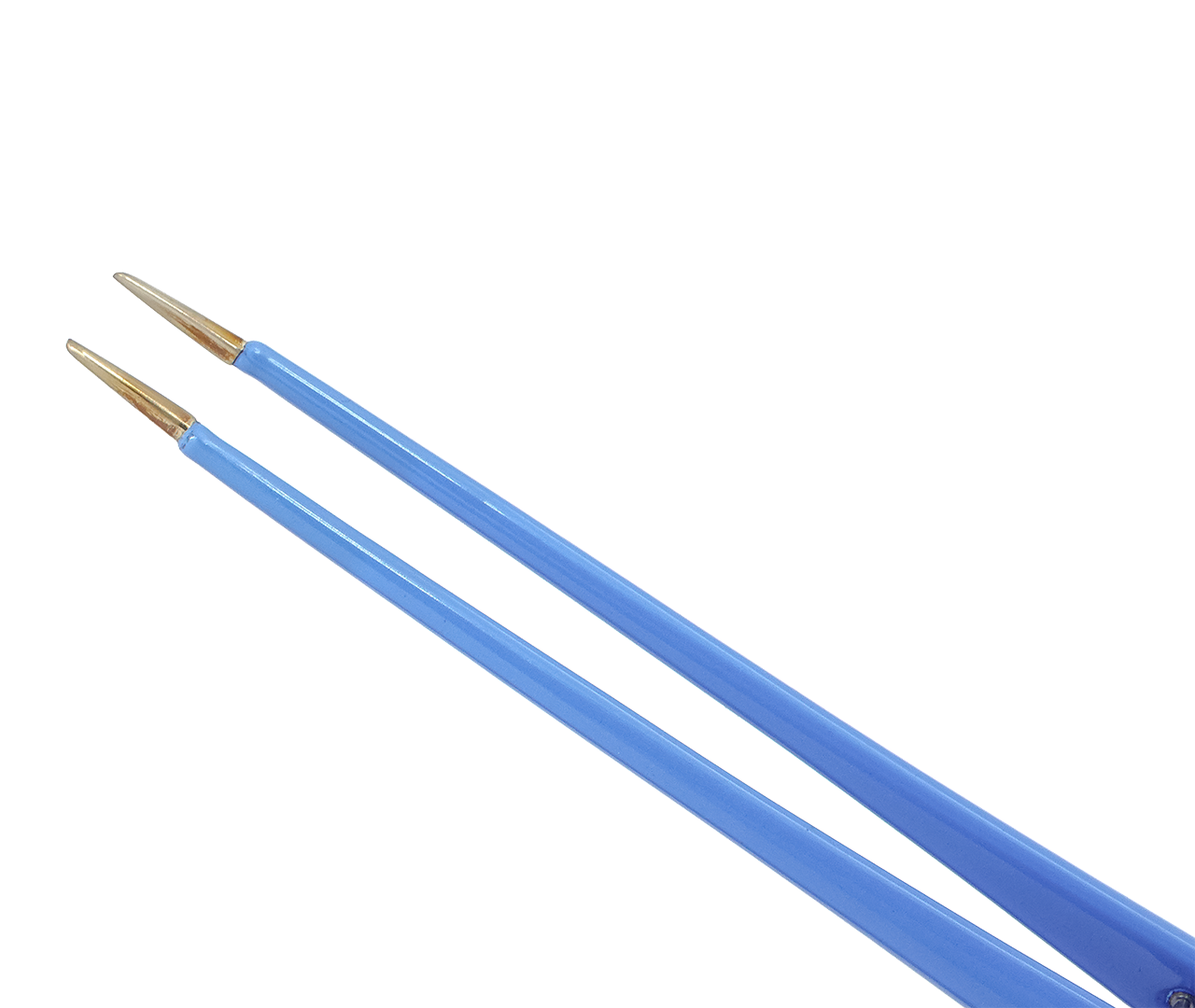 Pinzeta bipolární, rovná, jemná, bez kolíku, 0,5 mm, 18 cm