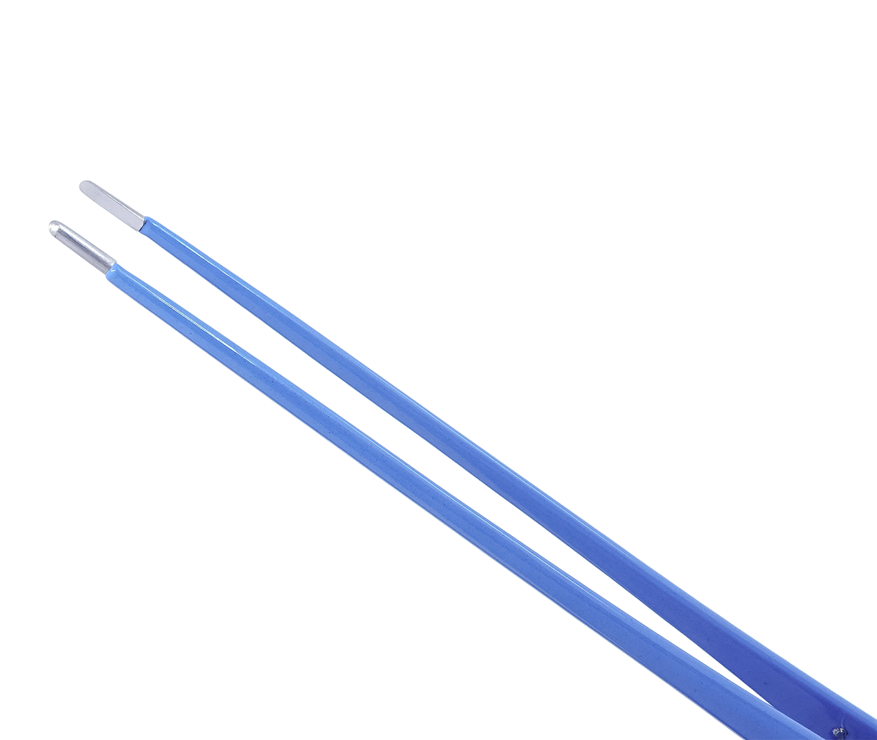 Pinzeta bipolární, rovná, široká, s kolíkem, 2,0 mm, 22 cm