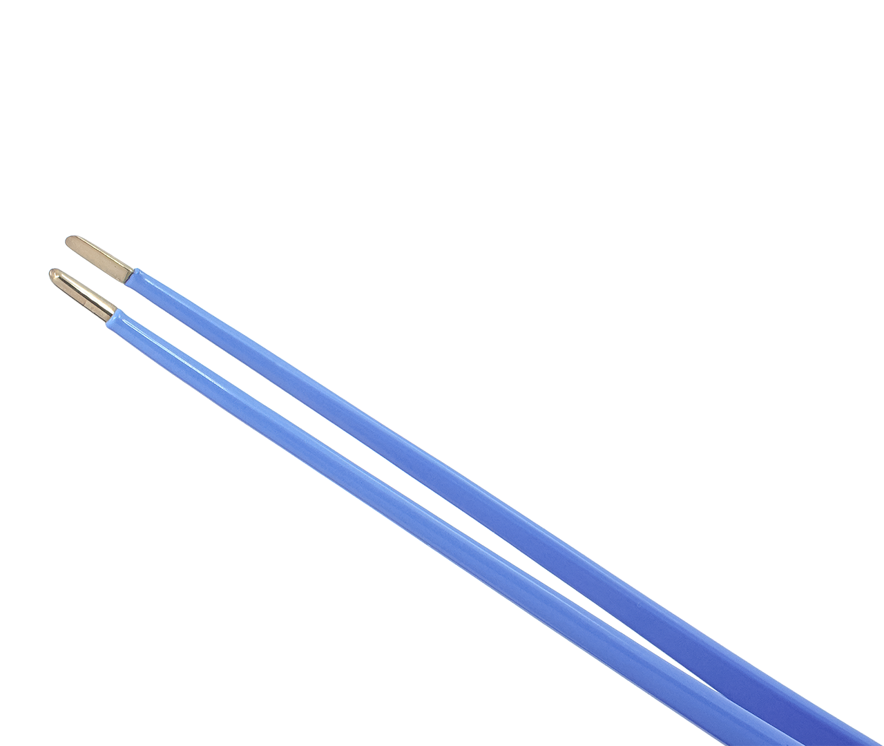 Pinzeta bipolární, rovná, široká, s kolíkem, 2,0 mm, 22 cm