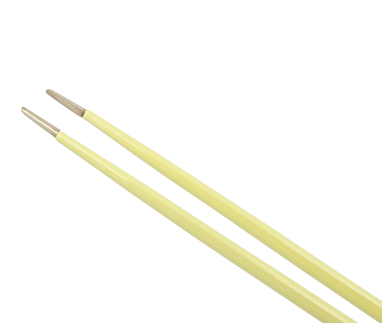 Pinzeta bipolární, bajonetového tvaru, žlutá, 1,0 mm, 22 cm