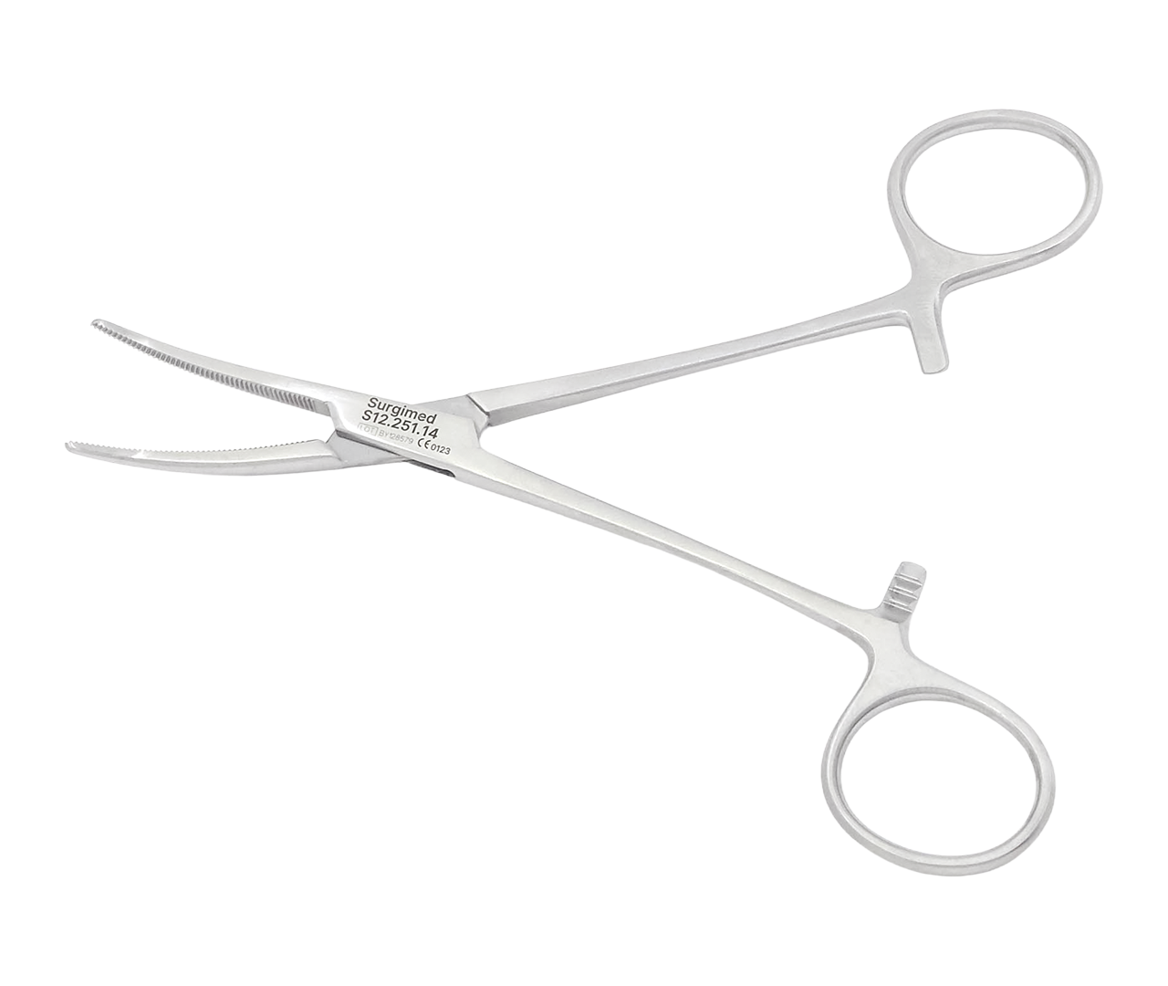 Kleště Crile hemostatické, zahnuté, Surgimed, 14 cm