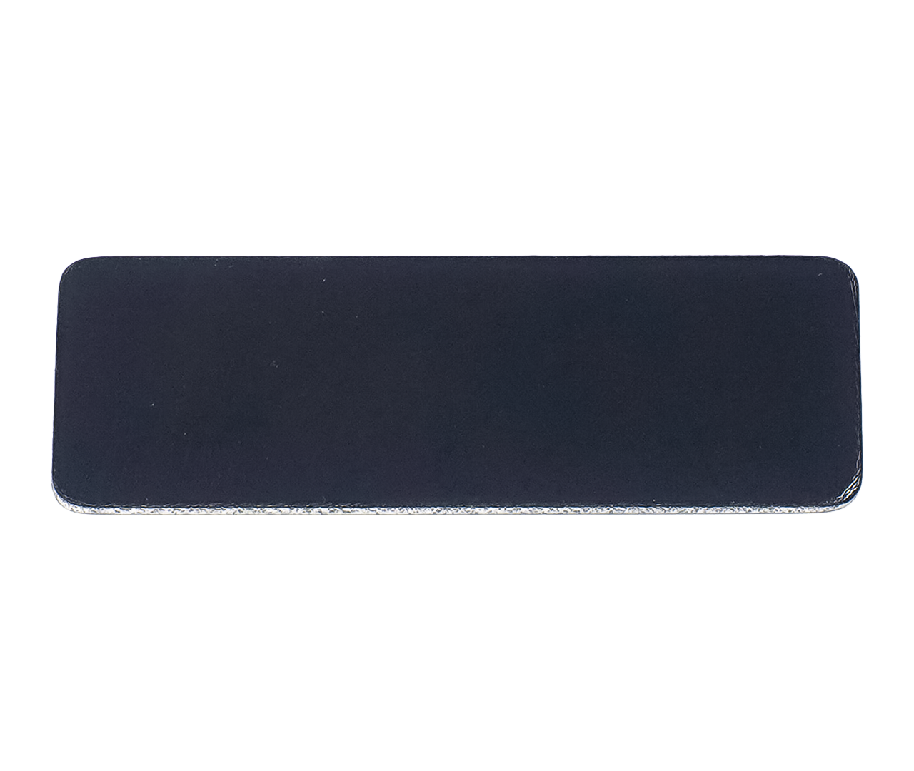 Štítek identifikační hliníkový, černý, 50x18 mm